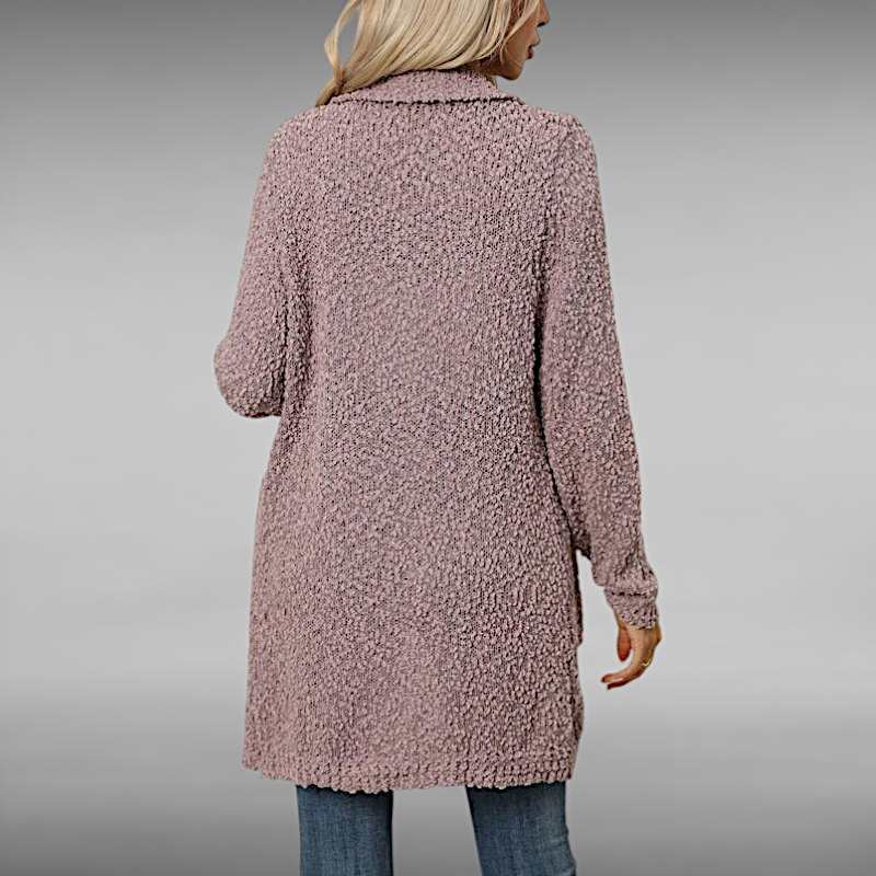 Hanna™ | Casual Ensfarget Cardigan