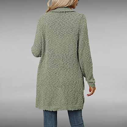 Hanna™ | Casual Ensfarget Cardigan