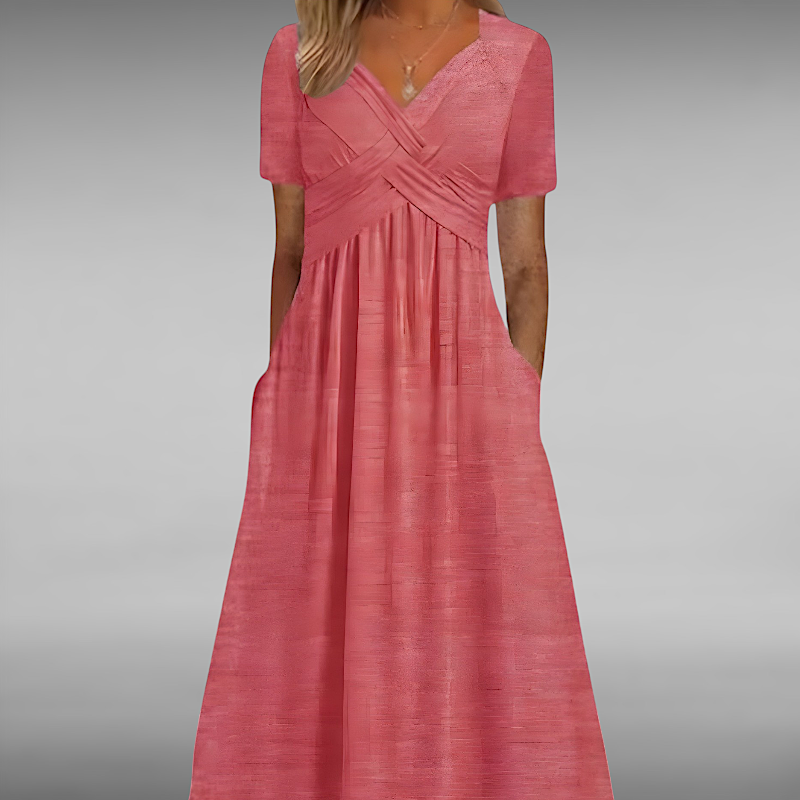 Ebba™ | Elegant Kjole med Flatterende Passform