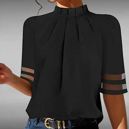 Gry™ | Skulderfri Topp med Drapering