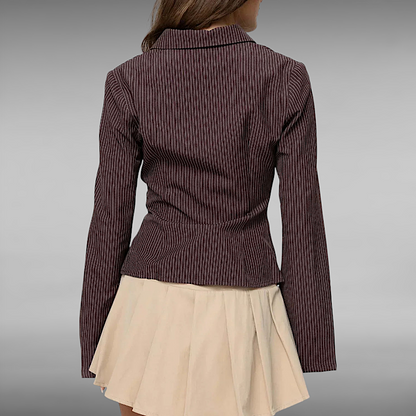 Karla™ | Myk stripet topp med vide ermer – stil møter komfort