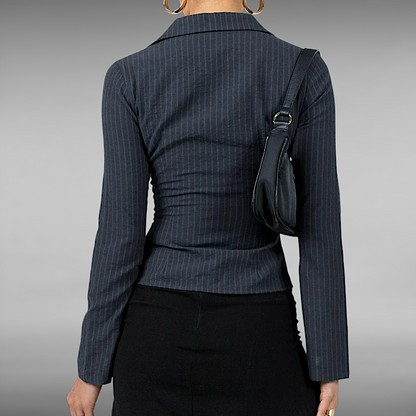 Karla™ | Myk stripet topp med vide ermer – stil møter komfort