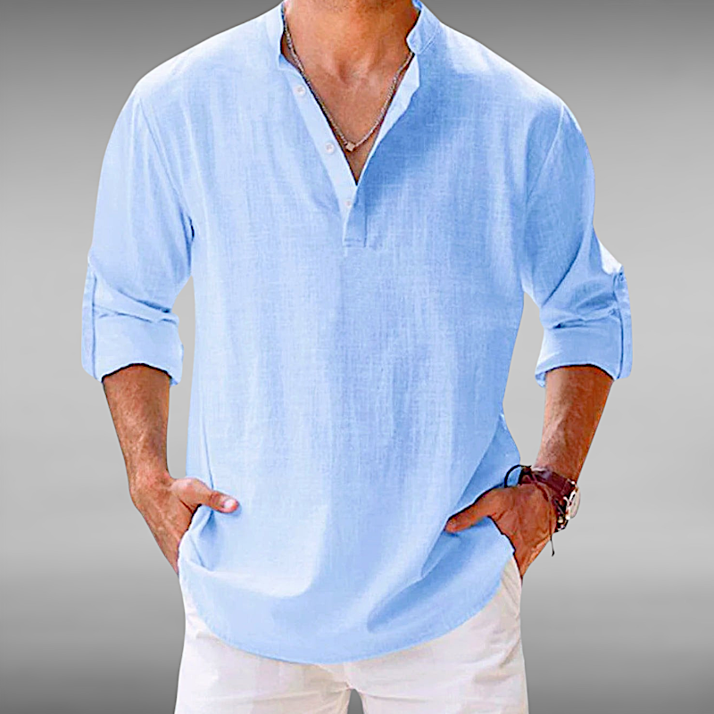 Troels™ | Luftig Linskjorte