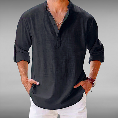 Troels™ | Luftig Linskjorte