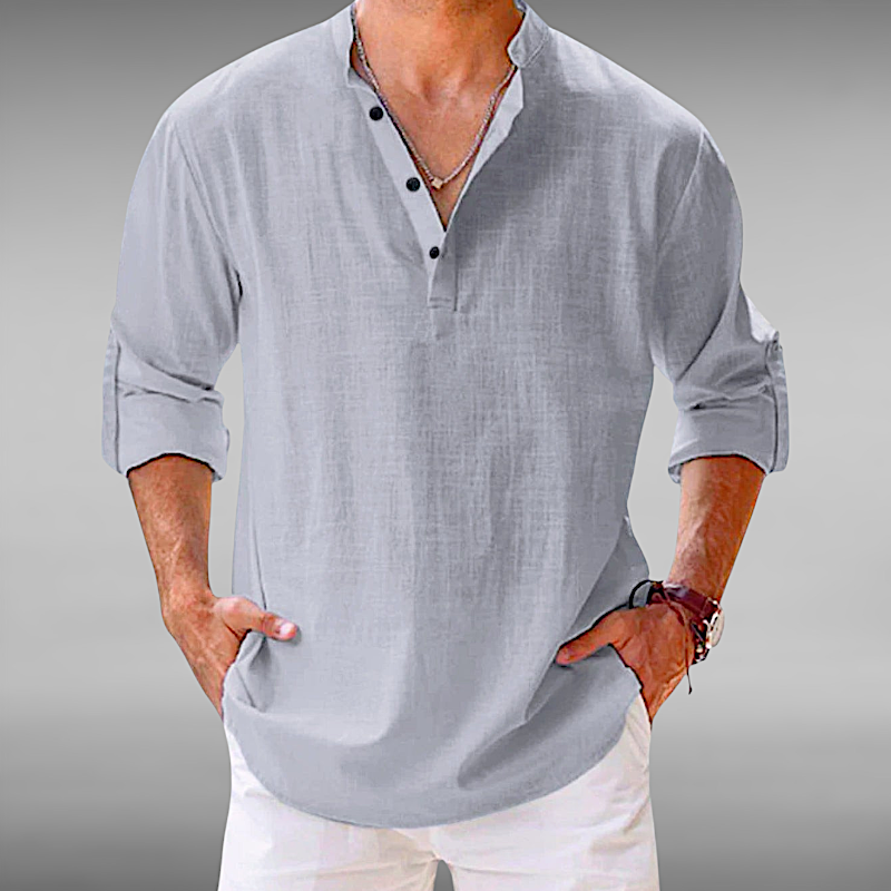 Troels™ | Luftig Linskjorte