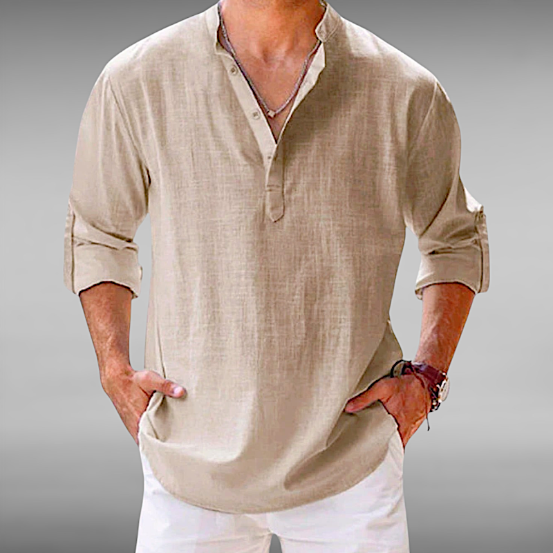 Troels™ | Luftig Linskjorte