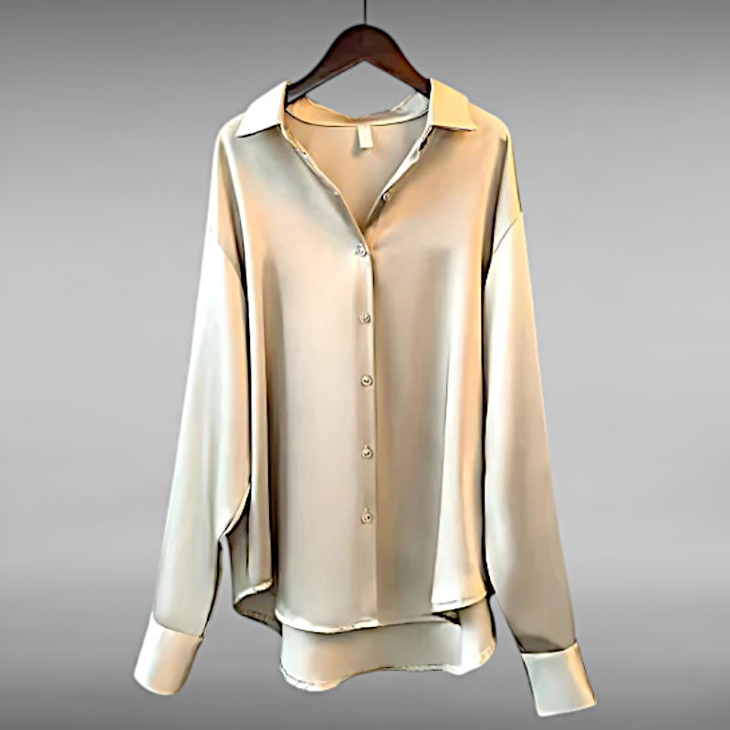 Edith™ | Luksuriøs Silkebluse