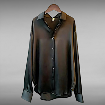 Edith™ | Luksuriøs Silkebluse