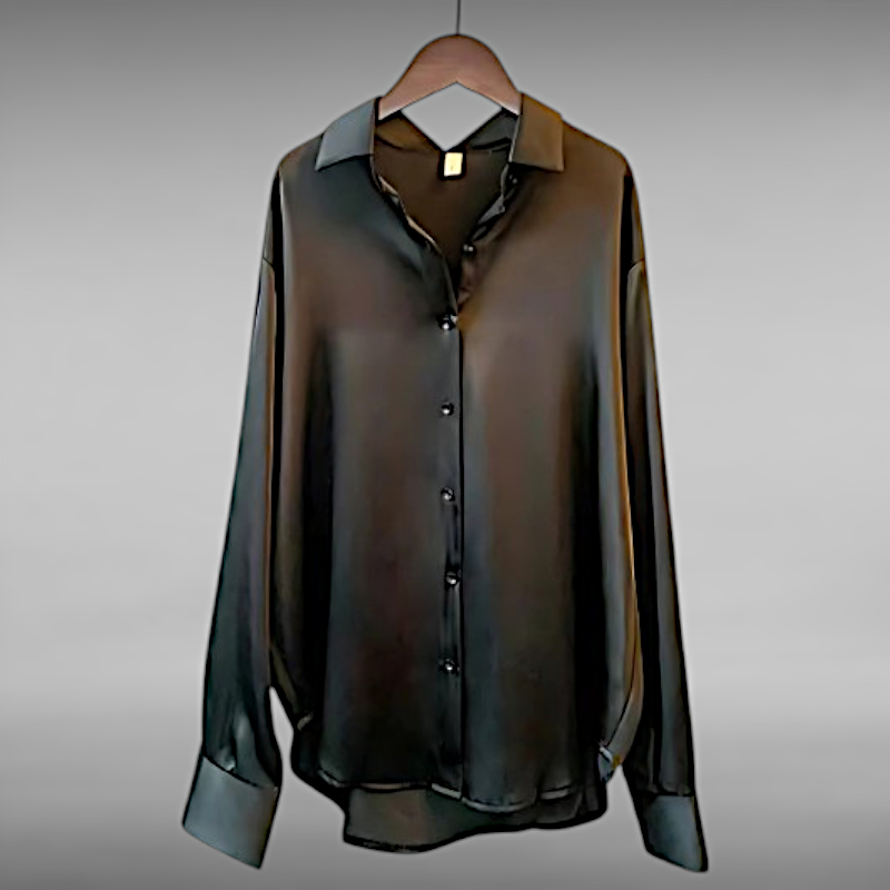 Edith™ | Luksuriøs Silkebluse