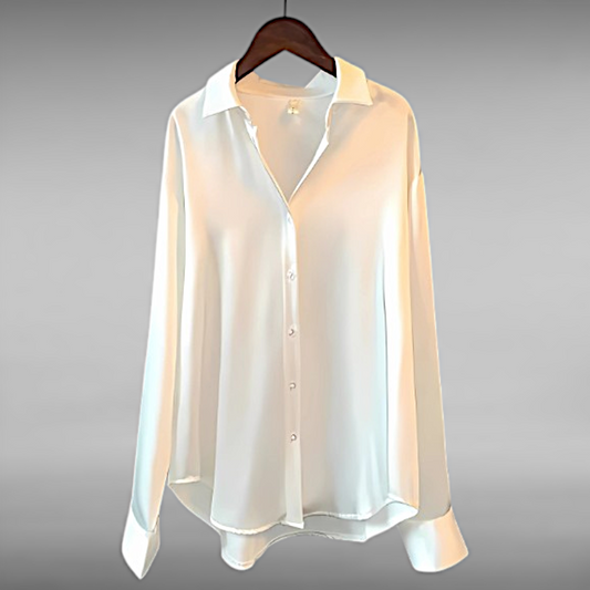 Edith™ | Luksuriøs Silkebluse