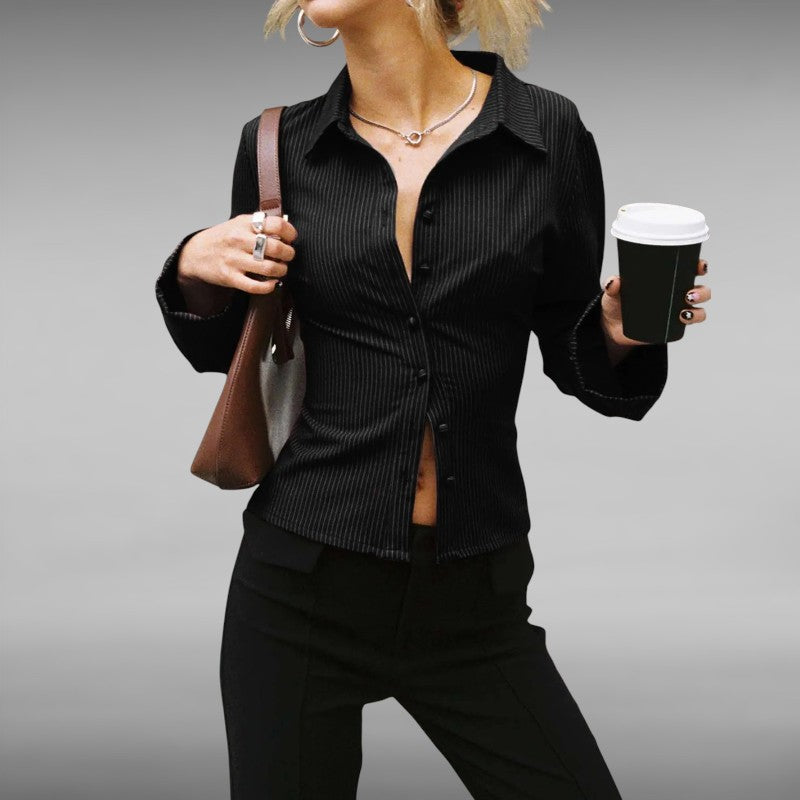 Karla™ | Myk stripet topp med vide ermer – stil møter komfort