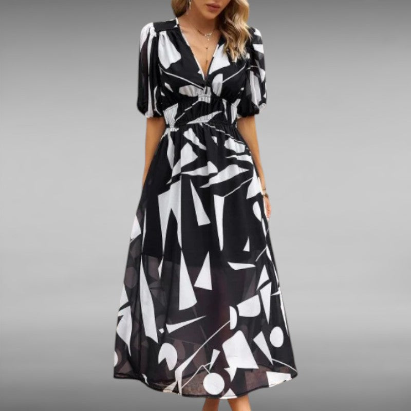 Mette™ | Tidløs Midi-Kjole