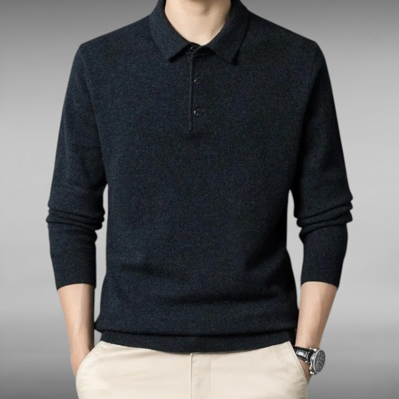 Valdemar™ | Kasjmir‑Polo med Lange Ermer
