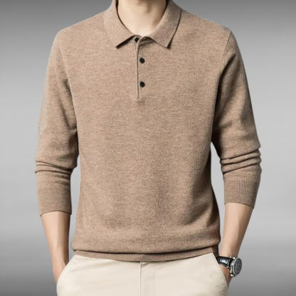 Valdemar™ | Kasjmir‑Polo med Lange Ermer