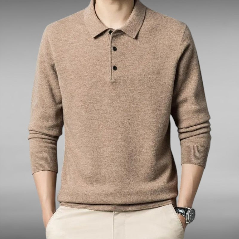 Valdemar™ | Kasjmir‑Polo med Lange Ermer
