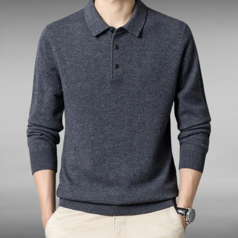 Valdemar™ | Kasjmir‑Polo med Lange Ermer