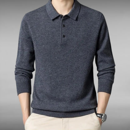 Valdemar™ | Kasjmir‑Polo med Lange Ermer