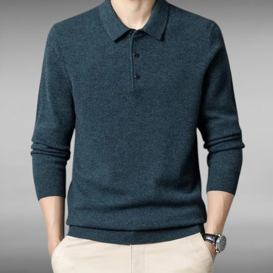 Valdemar™ | Kasjmir‑Polo med Lange Ermer
