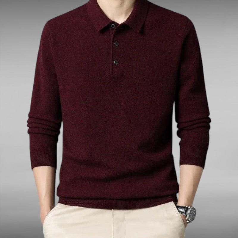 Valdemar™ | Kasjmir‑Polo med Lange Ermer