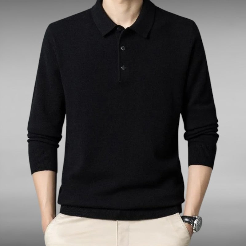 Valdemar™ | Kasjmir‑Polo med Lange Ermer