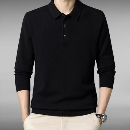 Valdemar™ | Kasjmir‑Polo med Lange Ermer