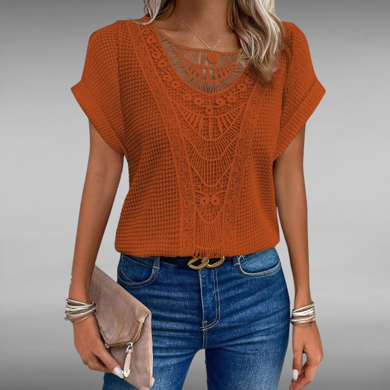 Esther™ | Luftig Blondetopp