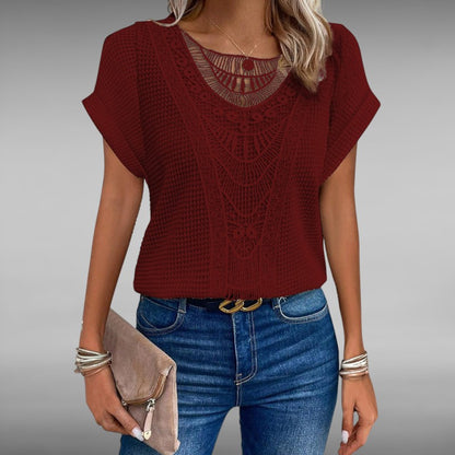 Esther™ | Luftig Blondetopp