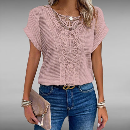 Esther™ | Luftig Blondetopp