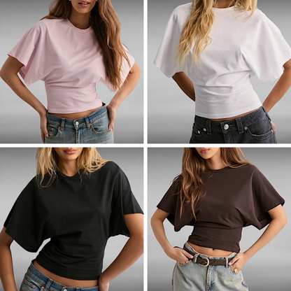 Josefine™ | Ikonisk T-skjorte med Statement-ermer