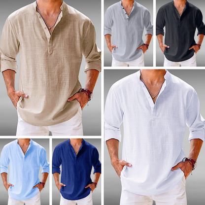 Troels™ | Luftig Linskjorte