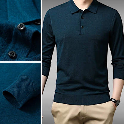 Valdemar™ | Kasjmir‑Polo med Lange Ermer