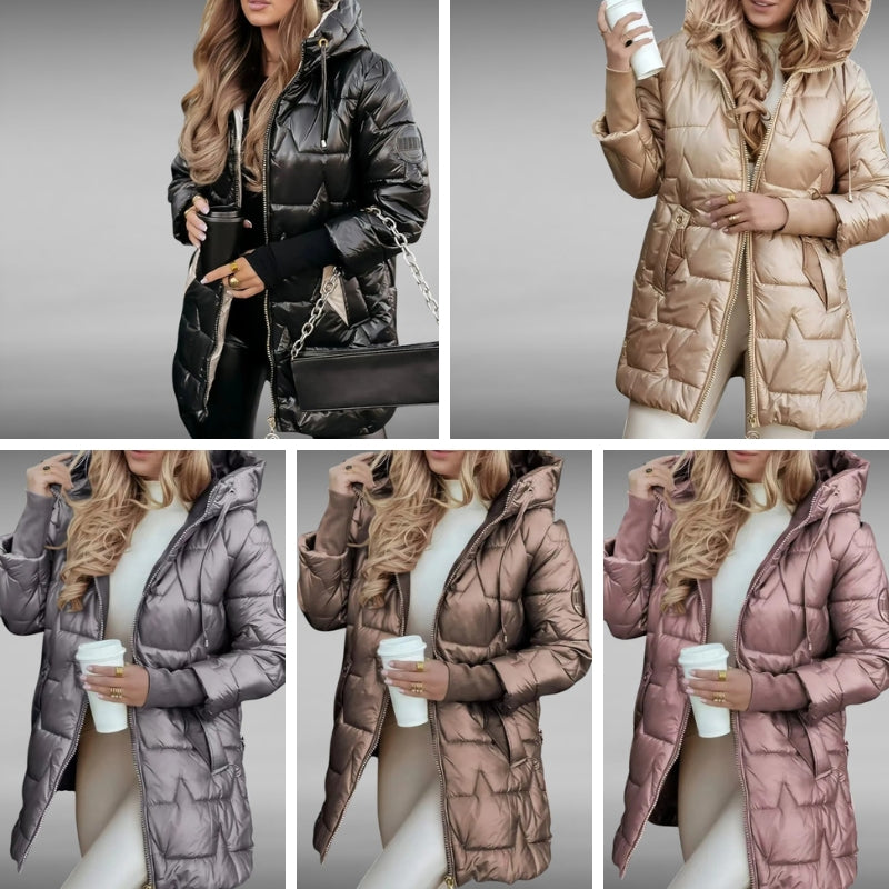 Alva™ | Lettvattert jakke med hette