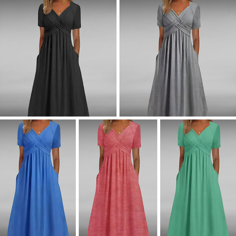 Ebba™ | Elegant Kjole med Flatterende Passform