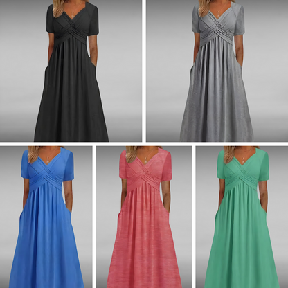 Ebba™ | Elegant Kjole med Flatterende Passform