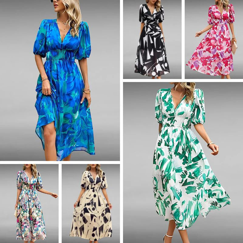 Mette™ | Tidløs Midi-Kjole